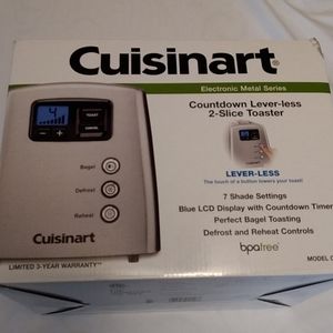 Cuisinart Countdown Lever-less 2-Slice Toaster